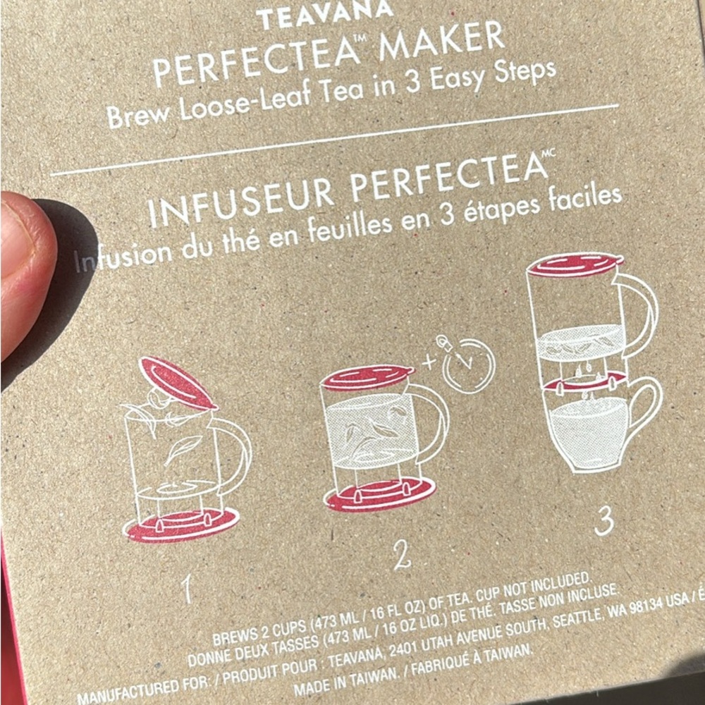 Tevana Tea Infuser Maker New